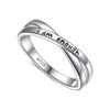 Sterling Silver I Am Enough Ring Size 9