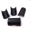 rflaueo 60 pcs 1in Black Plastic Wire Shelf Clips –