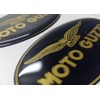 Pair of Resin 3D Motorcycle Stickers Size Fits Guzzi Models