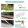 PANGCH Bird Spikes,Stainless Steel Bird Spikes Metal Bird Spikes Fence