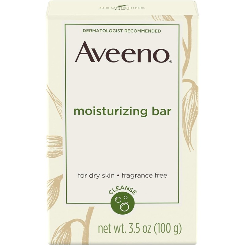 Aveeno Bar Dry Size 3.5 Ounce Aveeno Moisturizing Bar For
