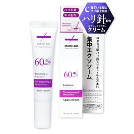 MARK AID Pinpoint Aging Care Night Cream, CICA, Vitamin C, Glutathione, Niacinamide, Galactomis, Made in Japan, Markade Aid Exospicure Cream 0.5 oz (15 g)