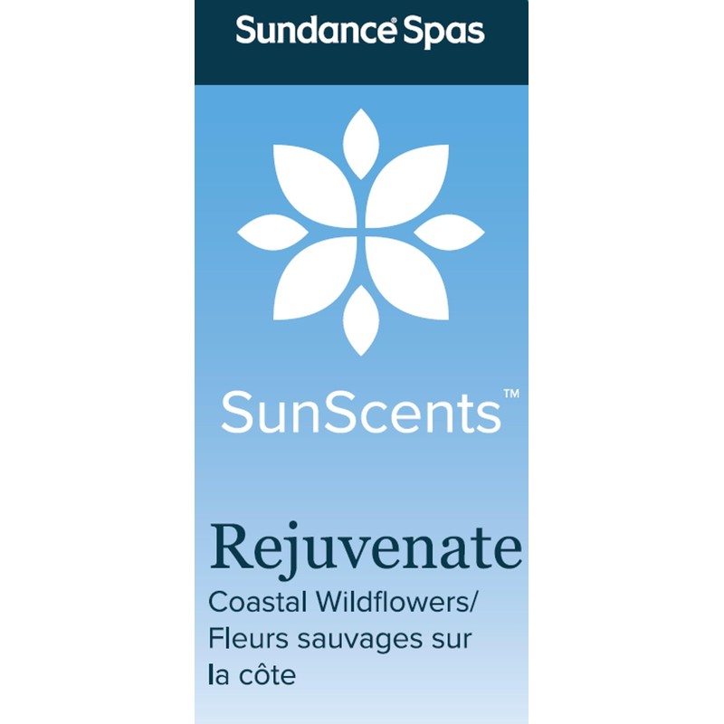 Sundance Spas SunScents™ - Rejuvenate, Coastal Wildflowers (3-5g Pads), Clear