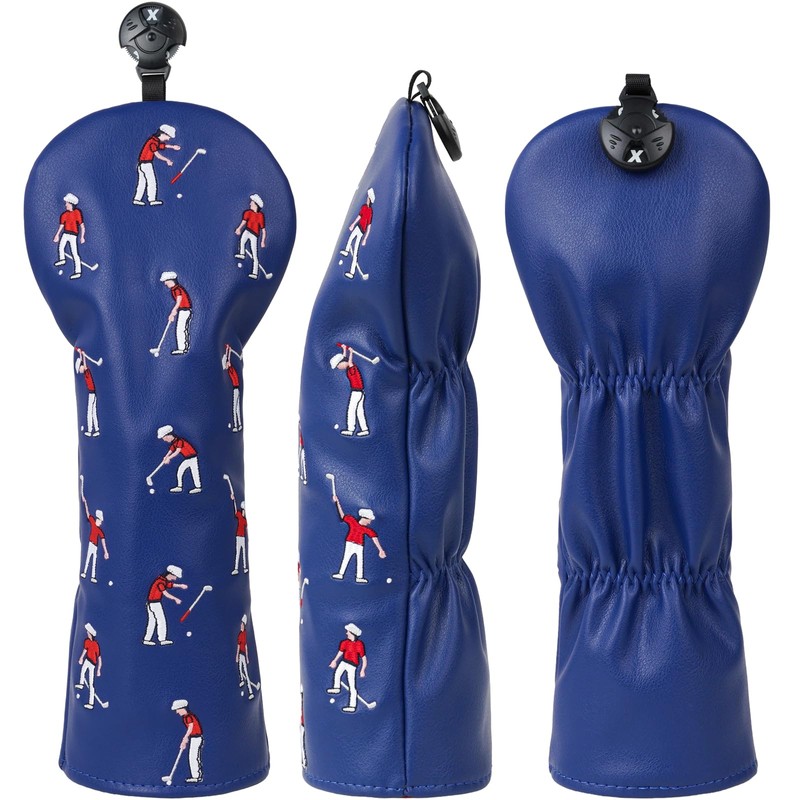 Golf Club Head covers Fairway Wood FW with Interchangeable Number