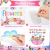 Gueevin April Showers Bring May Flowers Decorations Spring Cut Outs