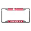 Fastasticdeals Denmark Flag Country License Plate Frame Tag Holder Cover