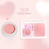 Wirwody チーククリーム チーク泥 血色感アップ ほんのり酔い顔 膏転粉 新感覚テクスチャー 毛穴カバー ポータブル ナチュラル仕上げ