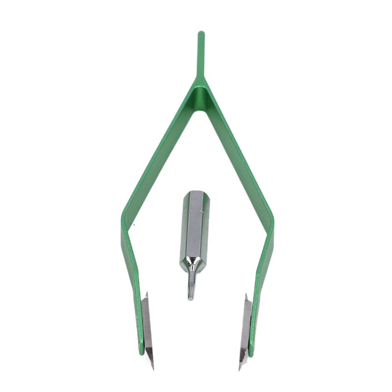 2PCS V Shape Spring Bar Tweezers Professional Alloy Steel Watch