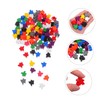 POPETPOP 100pcs Game Tokens Sorting Wooden Maple Token Counting Chess
