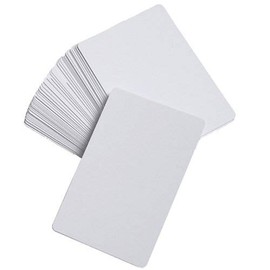 Amazing Child Montessori 200 GLOSSY BLANK CARDS Wipeable Premium Quality Cards