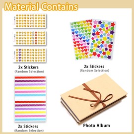 Alluring DIY Photo Book, Family Photos Baby Valentine's Day Birthday Anniversary Gift 17.5 x 11.5 x 1.5