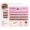 Fayjoo Wispy Natural Self Adhesive Eyelashes DIY Lash Clusters with
