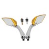 iplusmile 1pair Motorcycle Rearview Mirrors Handlebar for Safe Riding Compatible