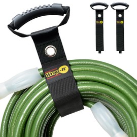 Easy-Carry Wrap-It Storage Straps - 28” (2-Pack) Black – with Grommet