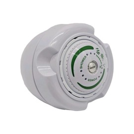 Water Sense Niagara Conservation Earth Spa Shower Head 3-Spray 1.5 GPM Water White Plastic