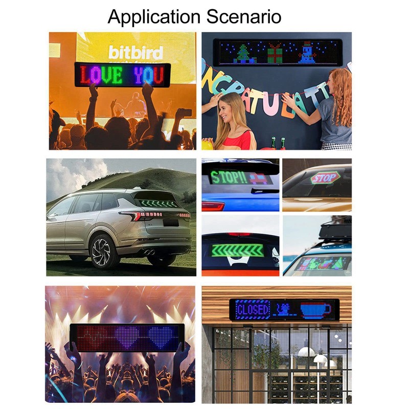 Letreros LED Publicitarios con Desplazamiento, S1664 Tablero de Pantalla a