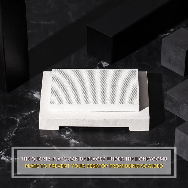 2Pcs Ceramic Honeycomb Soldering Board Jewelry Soldering Block Welding Jewellers