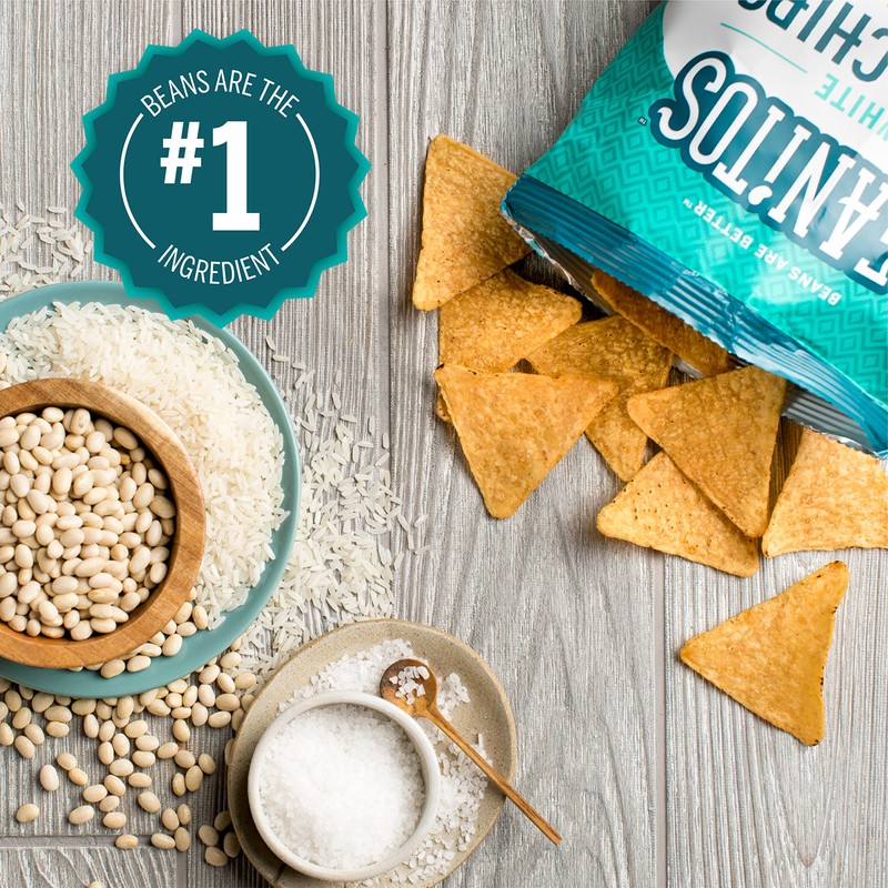 Beanitos White Bean Chips, Restaurant Style with Sea Salt, 6