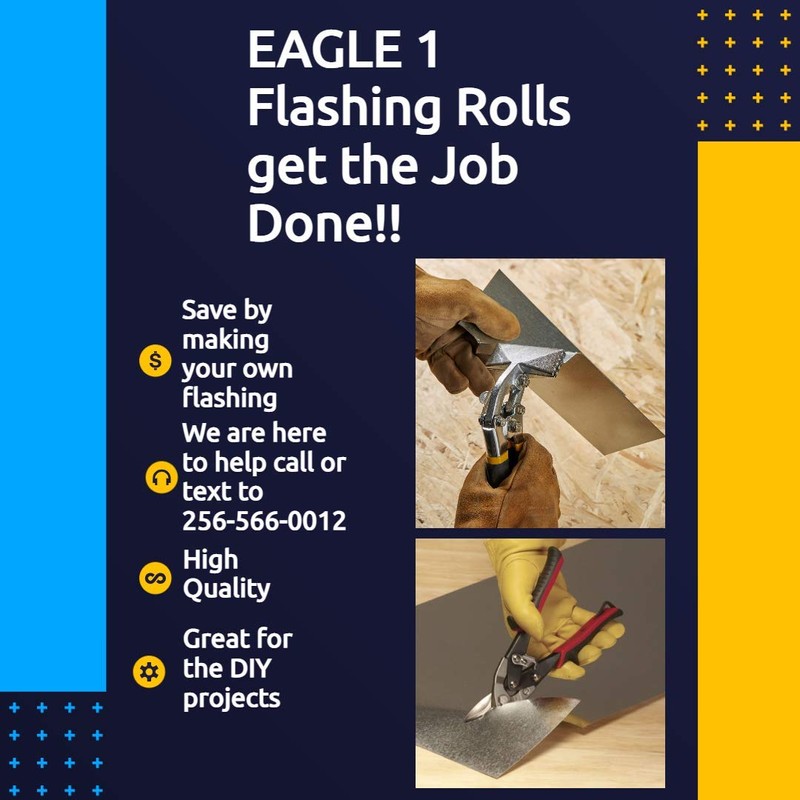 EAGLE 1 - Roll Valley Flashing -Galvanized and Aluminum Metal