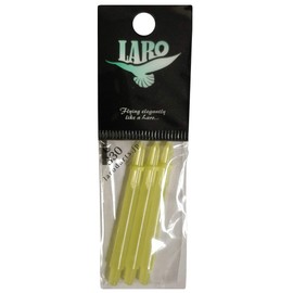 LSTYLE - Cañas de dardos (nailon, no giratorias, 330, tamaño largo/mediano), color amarillo