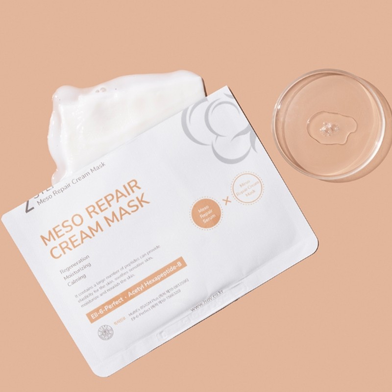 Isorb Mezzo Repair Cream Mask Pack 2 Step Cica Moisture
