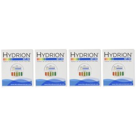 MICRO ESSENTIAL LABORATORY QT-10 Plastic Hydrion Low Range Quat Check Test Paper Dispenser, Single Roll, Food Service Test Strips, 0-400ppm (Fоur Paсk)