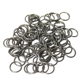 Home Sewing Depot Nickel Shade Rings, 3/8 Inch Diameter 50 Pk