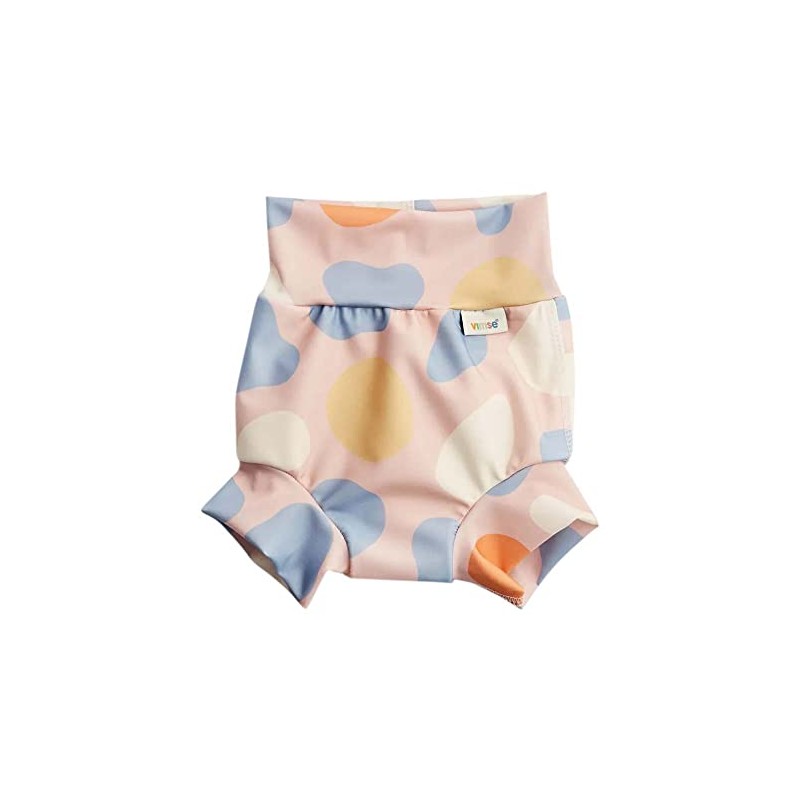 ImseVimse Swim Nappy Pink Shapes Small High Waist