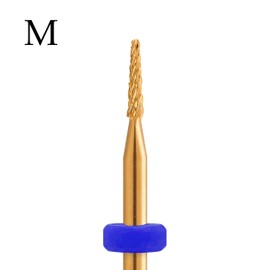 MIRACLE 3/32" Nail Drill Bits Small Cone Shape Needle End Head for Drill Machines ｜ (Medium)