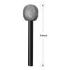 Yaomiao 8 Packs Silver Microphone Glittered Pretend Toy Microphone for