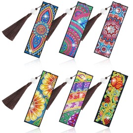 EEEKit Bookmarks Diamond Painting Kit, 5D Diamond Painting Bookmark Adult Creative Set For