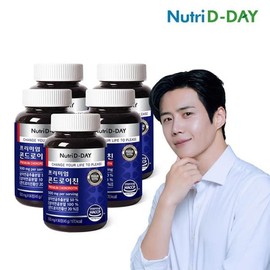 Nutri D-Day 뉴트리디데이 프리미엄 콘드로이친 90정 x 5병 (총15개월분) Nutri-Day Premium Chondroitin 90 Tablets x 5 Bottles (Total of 15 Months' Supply)