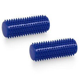 Hedgehog Massage Roller, Nub Roller, Hedgehog Roller, Massage, Hedgehog Ball (Set of 2, Blue)