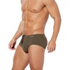 Casey Kevin Men's Solid Swim Briefs Elastic Drawstring Board Surf
