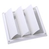 Plastic Air Vent Grille Cover Practical 3 Flaps Wall Ventilation
