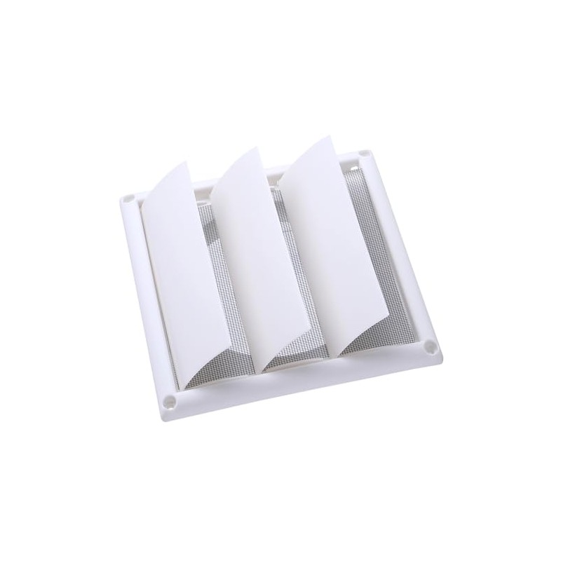 Plastic Air Vent Grille Cover Practical 3 Flaps Wall Ventilation