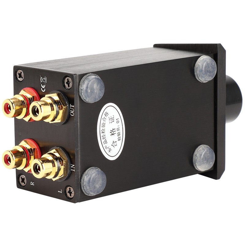 Volume Controller Black High Accuracy Passive Preamp Aluminum Alloy Amplifier