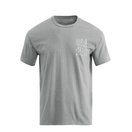 H HYFOL Men's Graphic T-Shirts USA Flag Short Sleeve 100% Cotton American Patriotic Crewneck Regular Tee Shirts(Medium Grey,XXL)