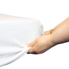 Interfit Knitted Fitted Sheet, White, Single Bed, Fits Hospital Beds