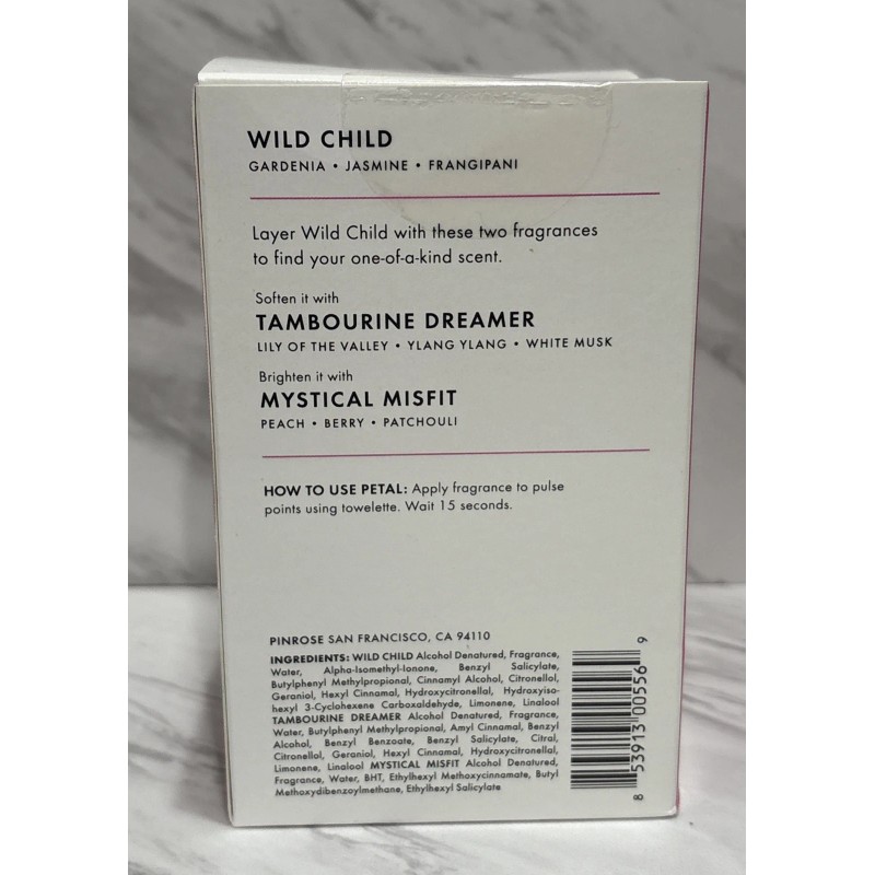 Pinrose Wild Child Petal Starter Kit 30 Petals Eau De