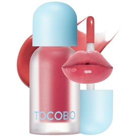 TOCOBO Juicy Berry Plumping Lip Oil 18 Cozy Pink  Aceite labial hidratante coreano vegano con aceites vegetales para un alto brillo  Fórmula no...    