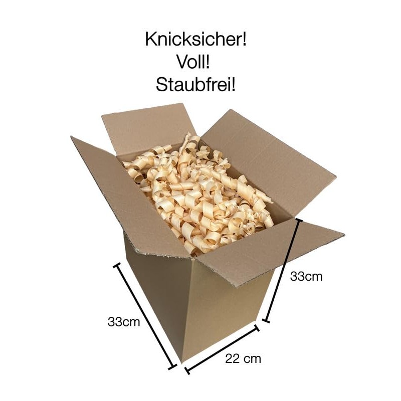 BUNBAN Coniferous wood shavings handmade sustainable rustic packaging or decoration