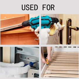 Aoktorkit 50 Pcs Self Tapping Screws, M3 x 35mm Multi Purpose Screws, 304 Stainless Steel, Phillips Flathead Screws for Wood, Drywall and Furniture