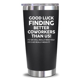 NewEleven Coworker Leaving Gifts - Farewell Gifts, Going Away Gift For Coworker - New Job, Goodbye, Good Luck Gifts For Coworkers, Colleagues, Boss, Men, Women, Friends - 20 Oz Tumbler