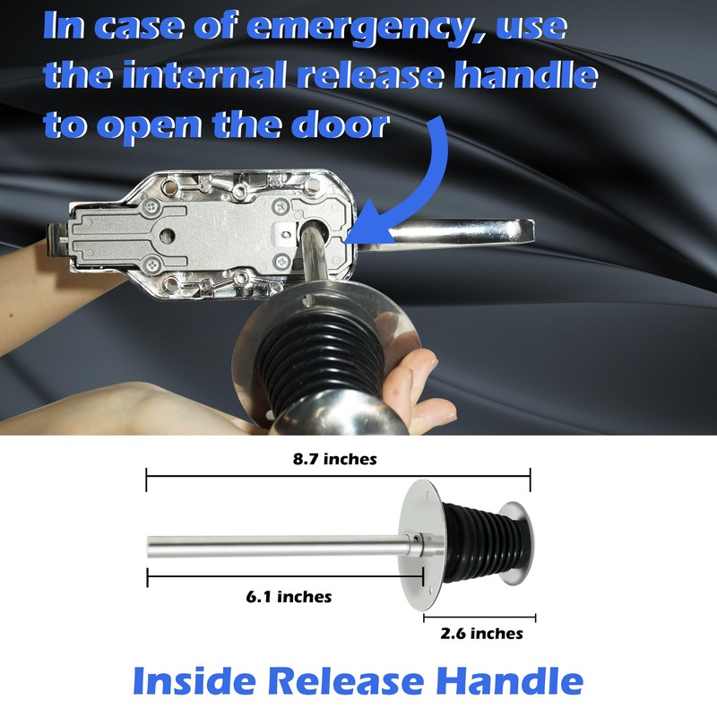 TrailMlix Walk in Cooler Door Handle - Freezer Door Cooler