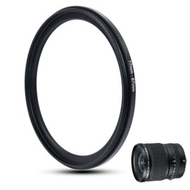 Metal Step Down Ring Filter Adapter - 77mm to 67mm - Metal Ring Step Down Rings Adapter Filter Compatible with All 67mm UV, CPL, ND, Lens Hood, Threaded Lens ect