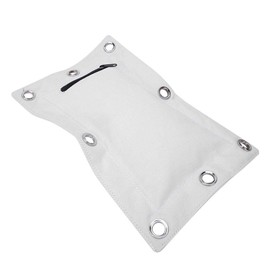 Wall Sailcloth Punch Empty Sandbag, Wall Punch Sand Bag Target with Zip for Wing Chun, Boxing Muay and Thai Sanda (Small)