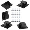 5pcs Wall Shelf Mount Bracket Display Shelf Hook Hanger Rack