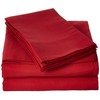 My World LHK-SHEETSET Solid Red Full Sheet Set