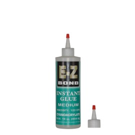 E-Z Bond Professional Grade Medium Thickness Instant Glue, 100 CPS (16 oz)